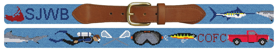 Custom Needlepoint Belt