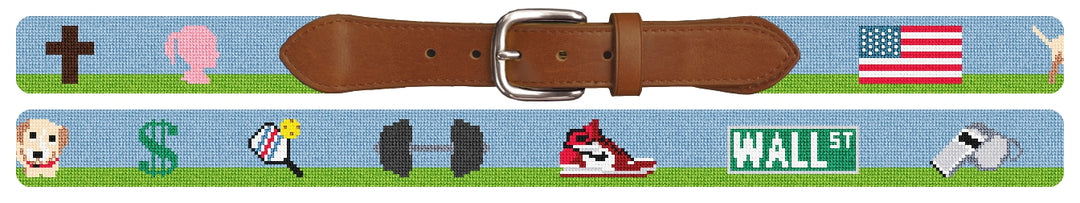 Custom Needlepoint Belt
