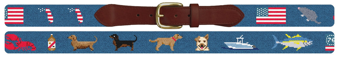 Custom Needlepoint Belt