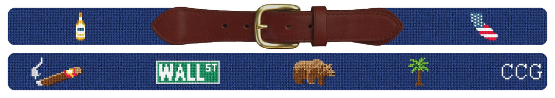 Custom Needlepoint Belt