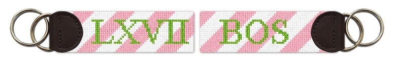 Custom Needlepoint Key Fob