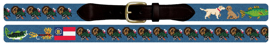 Custom Needlepoint Belt