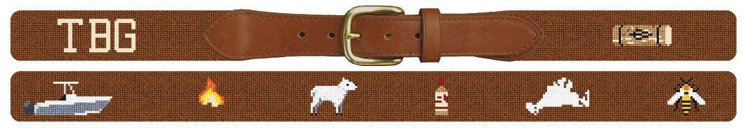 Custom Needlepoint Belt