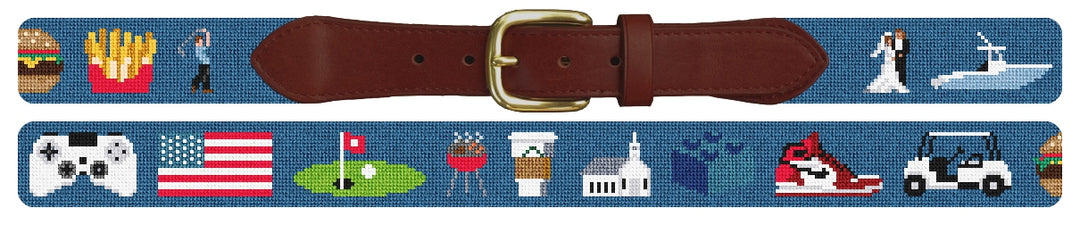 Custom Needlepoint Belt