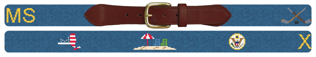 Custom Needlepoint Belt