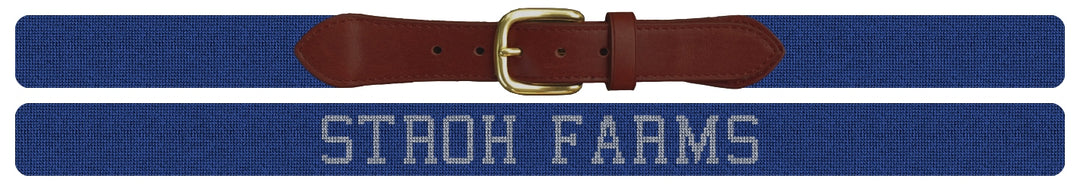 Custom Needlepoint Belt