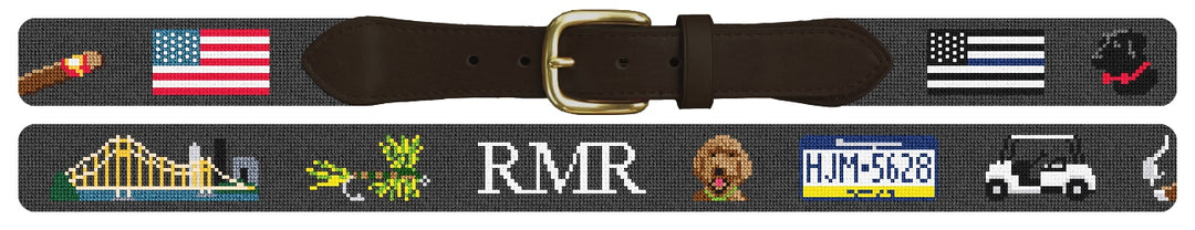 Custom Needlepoint Belt