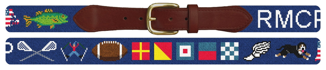 Custom Needlepoint Belt