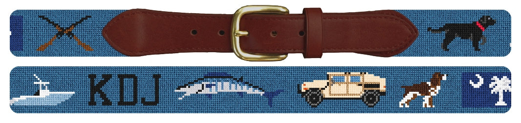 Custom Needlepoint Belt