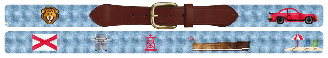 Custom Needlepoint Belt