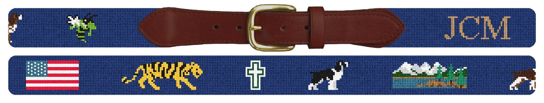 Custom Needlepoint Belt