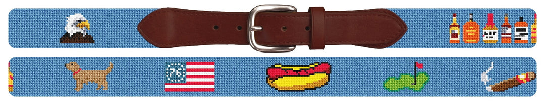 Custom Needlepoint Belt