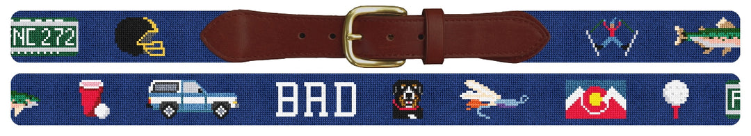 Custom Needlepoint Belt