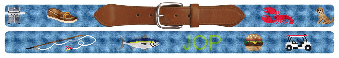 Custom Needlepoint Belt