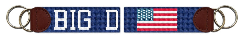 Custom Needlepoint Key Fob