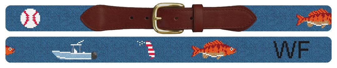 Custom Needlepoint Belt