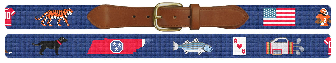 Custom Needlepoint Belt