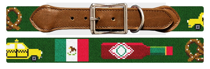 Custom Needlepoint Dog Collar