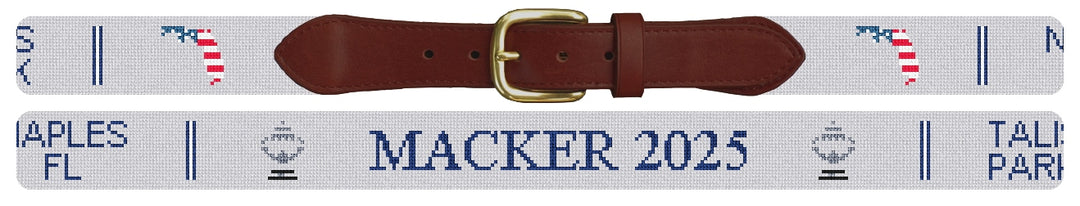 Custom Needlepoint Belt