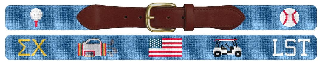 Custom Needlepoint Belt
