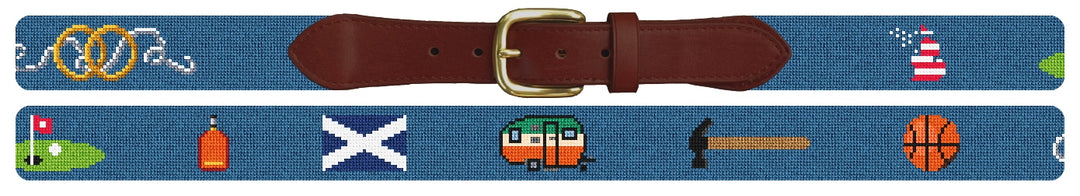 Custom Needlepoint Belt