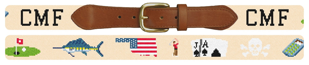 Custom Needlepoint Belt
