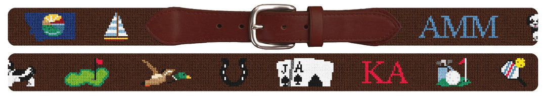 Custom Needlepoint Belt