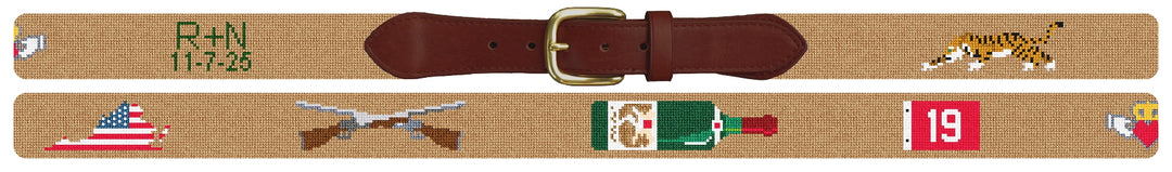 Custom Needlepoint Belt