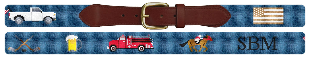 Custom Needlepoint Belt