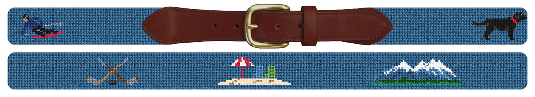 Custom Needlepoint Belt