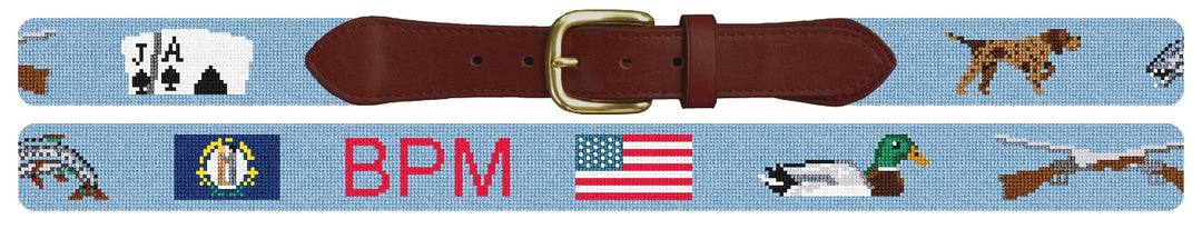 Custom Needlepoint Belt