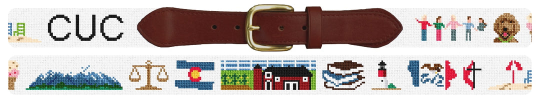 Custom Needlepoint Belt