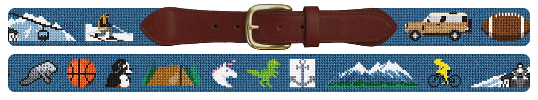 Custom Needlepoint Belt