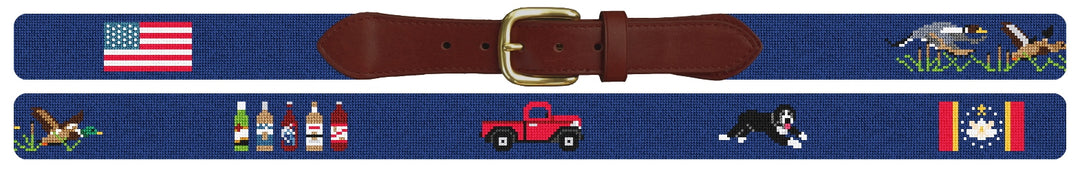 Custom Needlepoint Belt