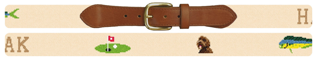 Custom Needlepoint Belt
