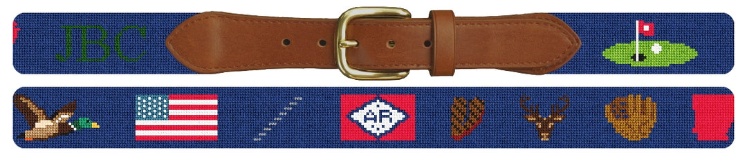 Custom Needlepoint Belt