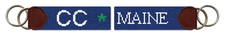 Custom Needlepoint Key Fob