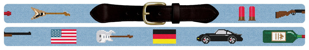 Custom Needlepoint Belt