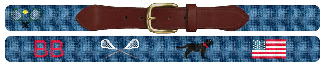 Custom Needlepoint Belt