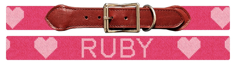 Custom Needlepoint Dog Collar