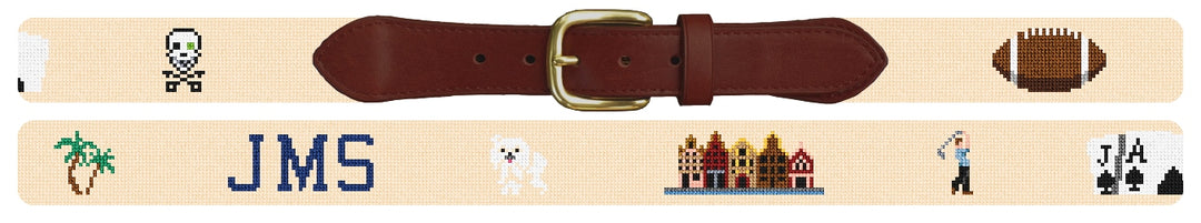 Custom Needlepoint Belt