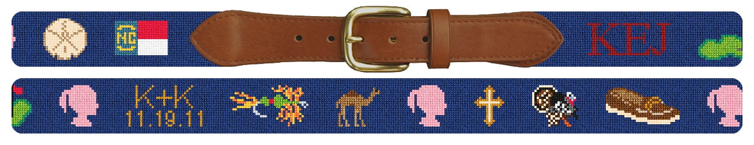 Custom Needlepoint Belt
