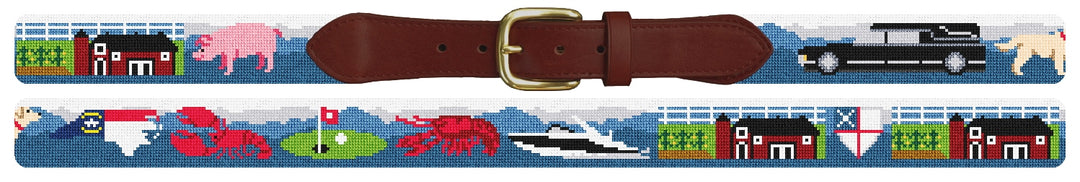 Custom Needlepoint Belt