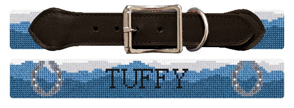 Custom Needlepoint Dog Collar
