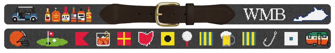 Custom Needlepoint Belt
