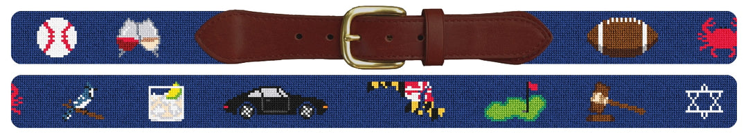 Custom Needlepoint Belt
