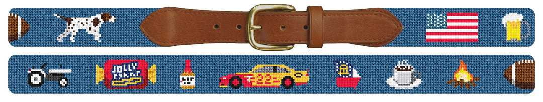 Custom Needlepoint Belt