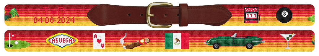 Custom Needlepoint Belt