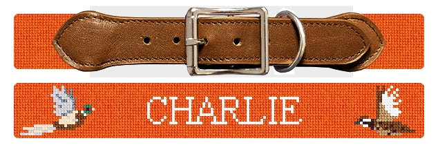 Custom Needlepoint Dog Collar