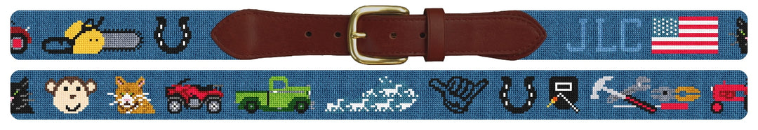 Custom Needlepoint Belt